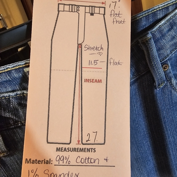 $5 Signature by Levis Strauss Women's Jeans Mid-rise Bootcut Size 12 Pre-Owned. - Picture 3 of 8